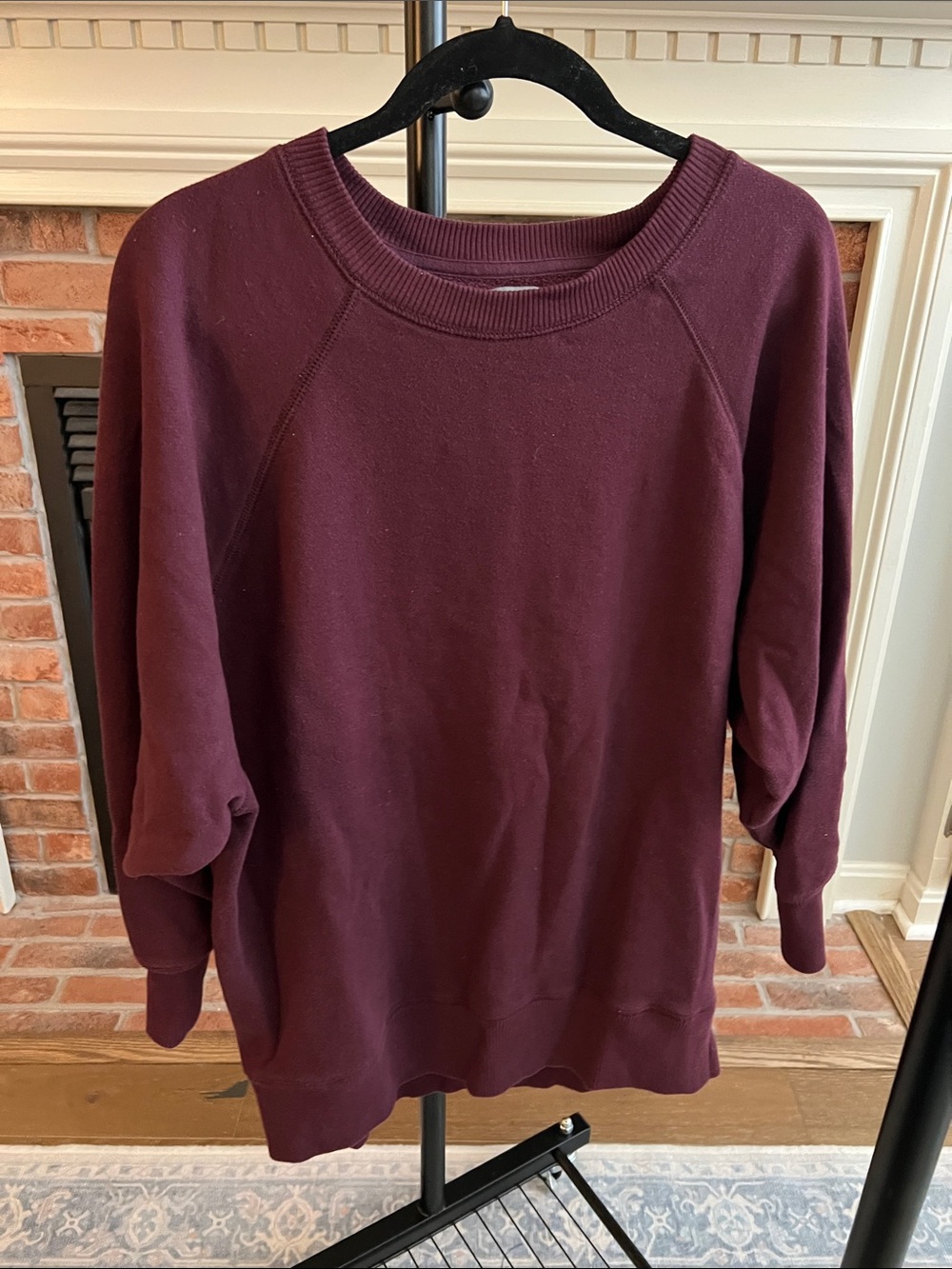 aerie Plum Crewneck Sweatshirt